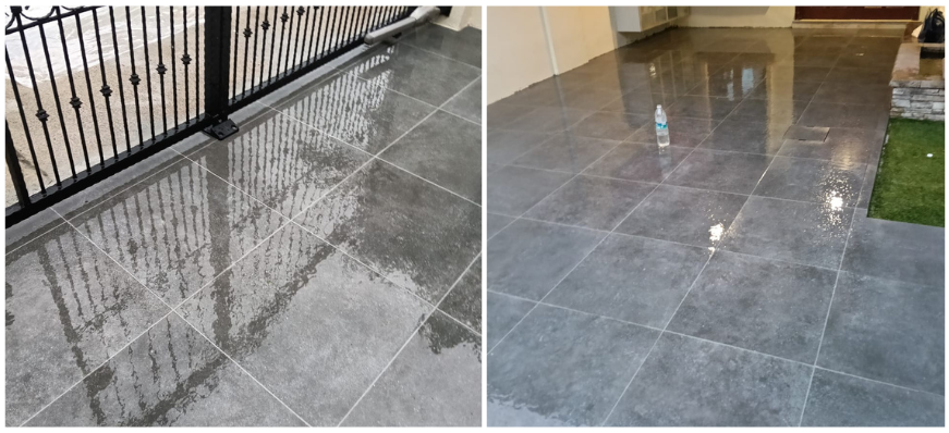 CAR PORCH TILING WORKS